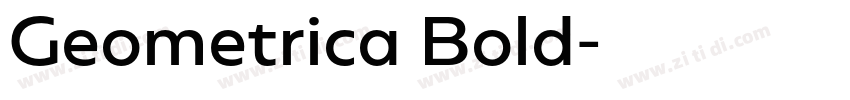 Geometrica Bold字体转换